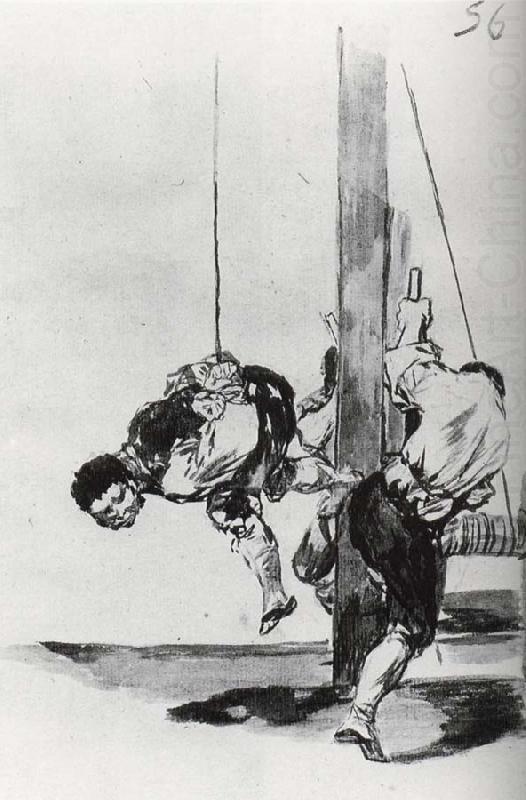 Francisco Goya Torture of a Man china oil painting image